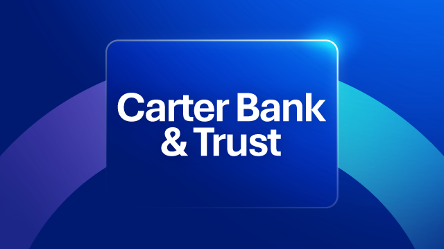 Carter Bank and TrustTestimonial on trintech